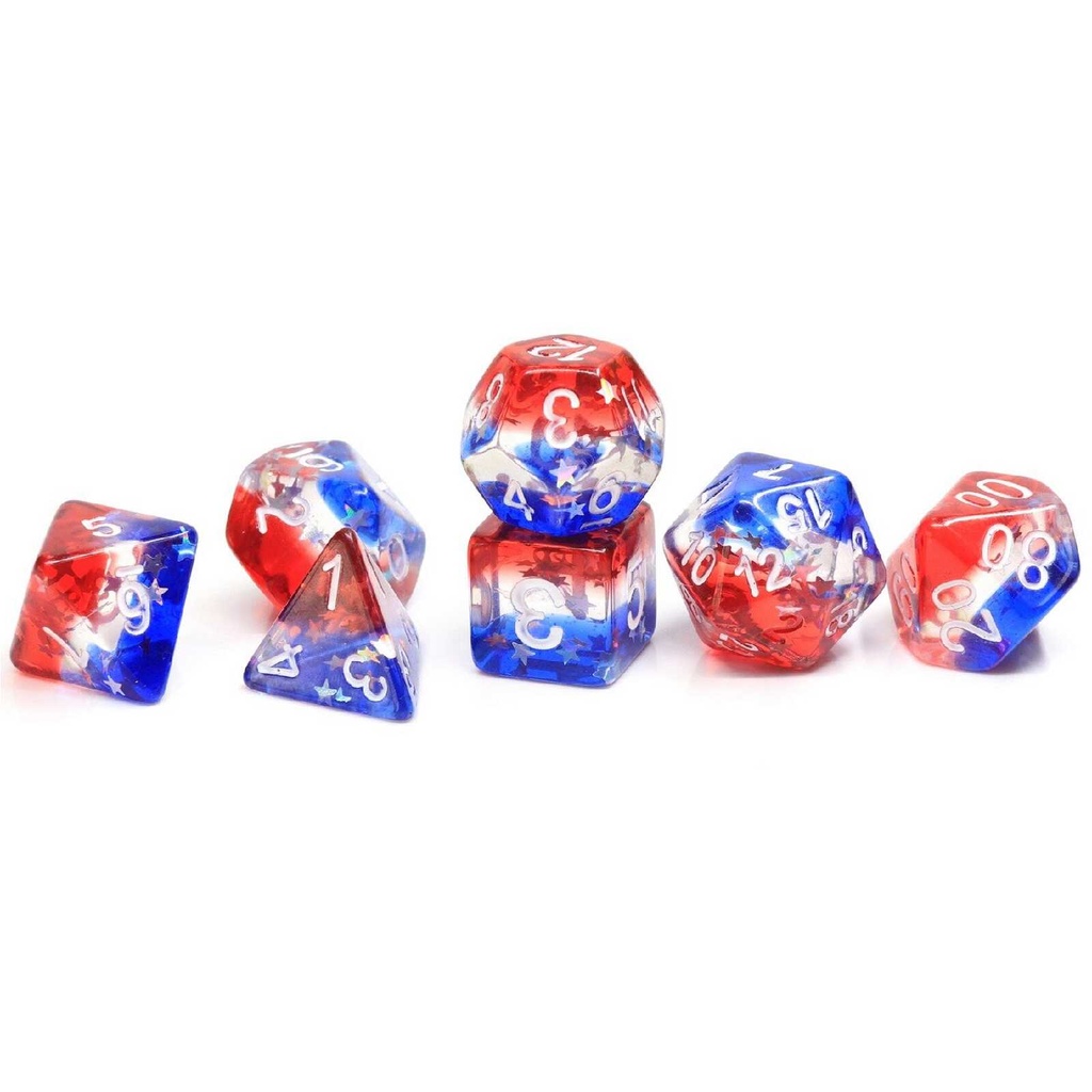 Sirius Dice - Dice Set - Star Spangled Banner