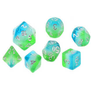 Sirius Dice - Dice Set - Blue Hawaiian