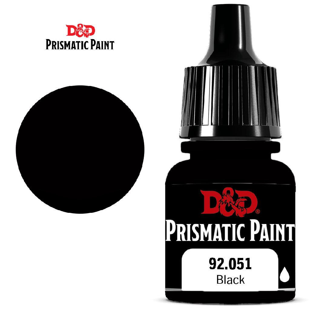 Dungeons & Dragons Prismatic Paint: Black 92.051