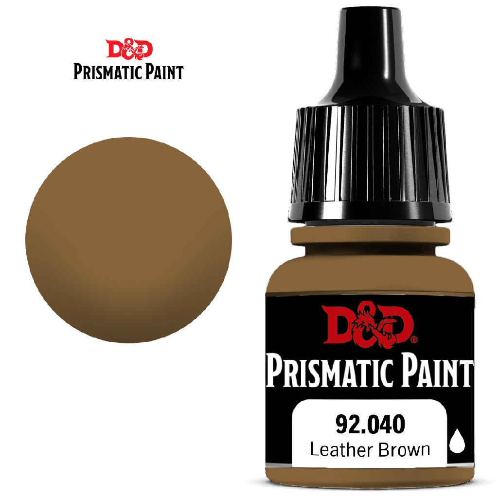 Dungeons & Dragons Prismatic Paint: Leather Brown 92.040