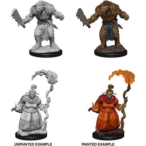 Pathfinder Deep Cuts Unpainted Miniatures: Bugbears