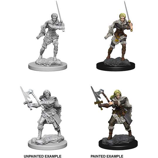 D&D Nolzur's Marvelous Miniatures: Human Barbarian Female