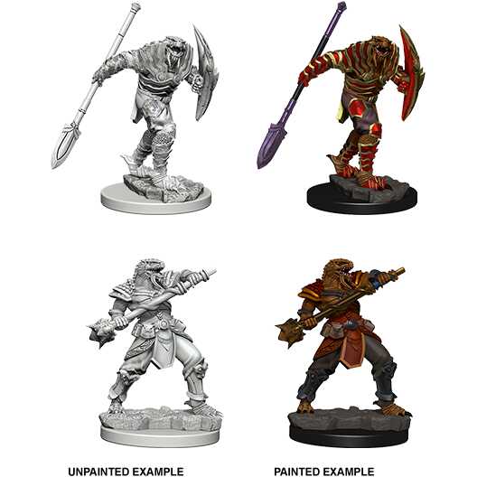 D&D Nolzur's Marvelous Miniatures: Dragonborn Fighter with Spear