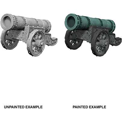 Deep Cuts Unpainted Miniatures: Large Cannon (new)