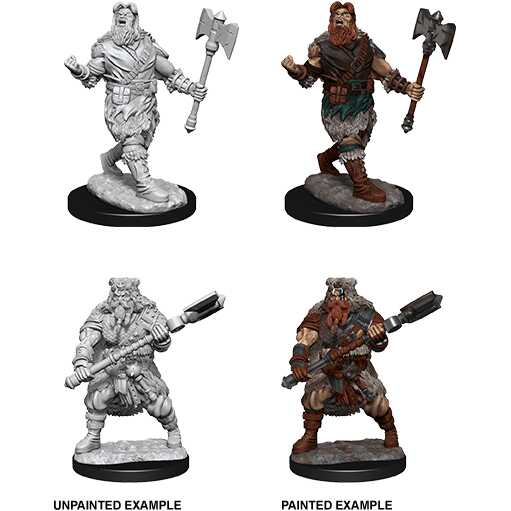 D&D Nolzur's Marvelous Miniatures: Human Barbarian Male