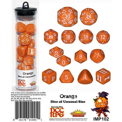 [GMG_IMP102] Dungeon Crawl Classics DCC Dice: Orange