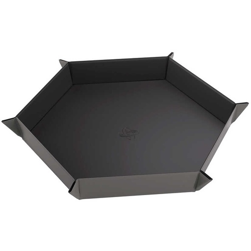 [GG_S60058ML] Dice Tray: Hex: Black/Gray