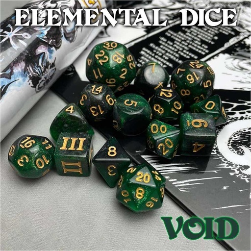 [GMG_6082] Dungeon Crawl Classics DCC Dice: Void Elemental