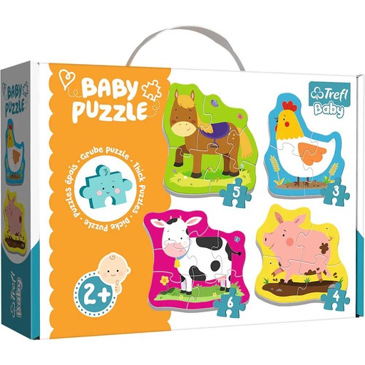 [TREFL_36070] Puzzle: Baby Classic: Animals on Farm