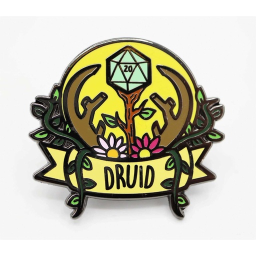 [FOM_3003] Foam Brain - Banner Class Pins: Druid