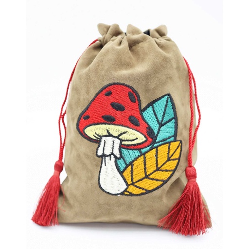 [FOM_6056] Foam Brain - Dice Bag - Mushroom & Leaf