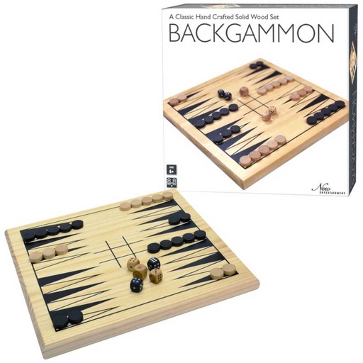 [INTEX_1252] Wooden Backgammon