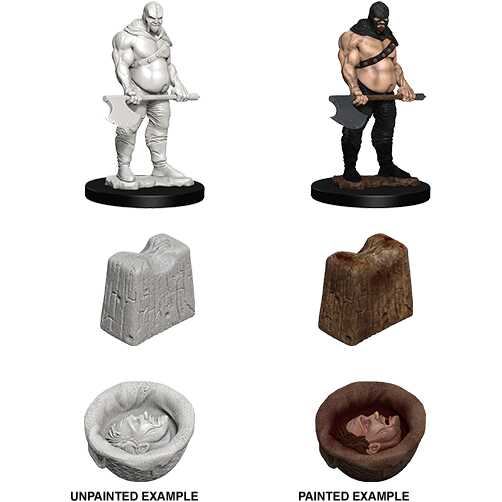 [WZK_73420] Deep Cuts Unpainted Miniatures: Executioner & Chopping Block