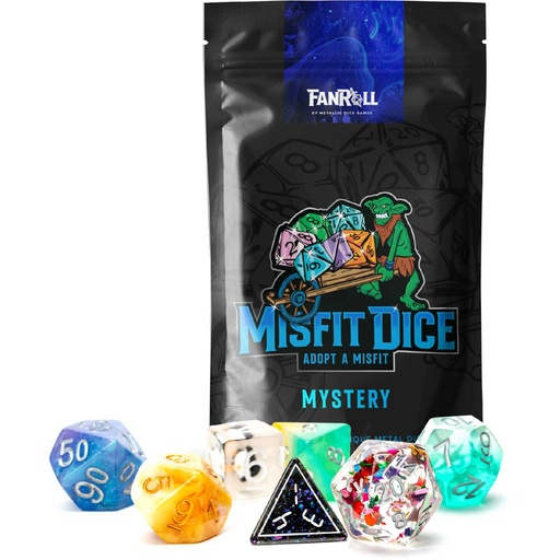 [MTD_9202] Mystery Misfit Resin Polyhedral Dice Set (7)